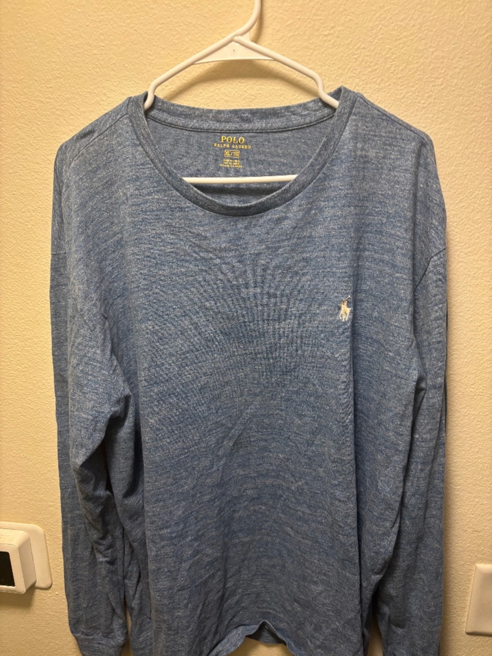 Men's Heather Blue XL Ralph Lauren Polo T-Shirt